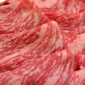 商品画像：しゃぶしゃぶ用の人気松阪牛　松阪牛、松阪牛A5　モモ肉しゃぶしゃぶ用 400g
