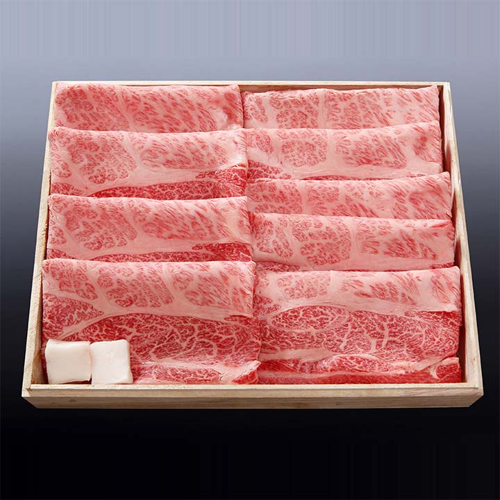 商品画像：すき焼き用の人気松阪牛　松阪牛、割り下松阪牛肩ロース すき焼き用 1400g
