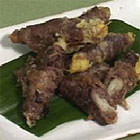 牛肉のロール揚げ
