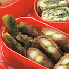 牛肉のアスパラ巻きのお弁当