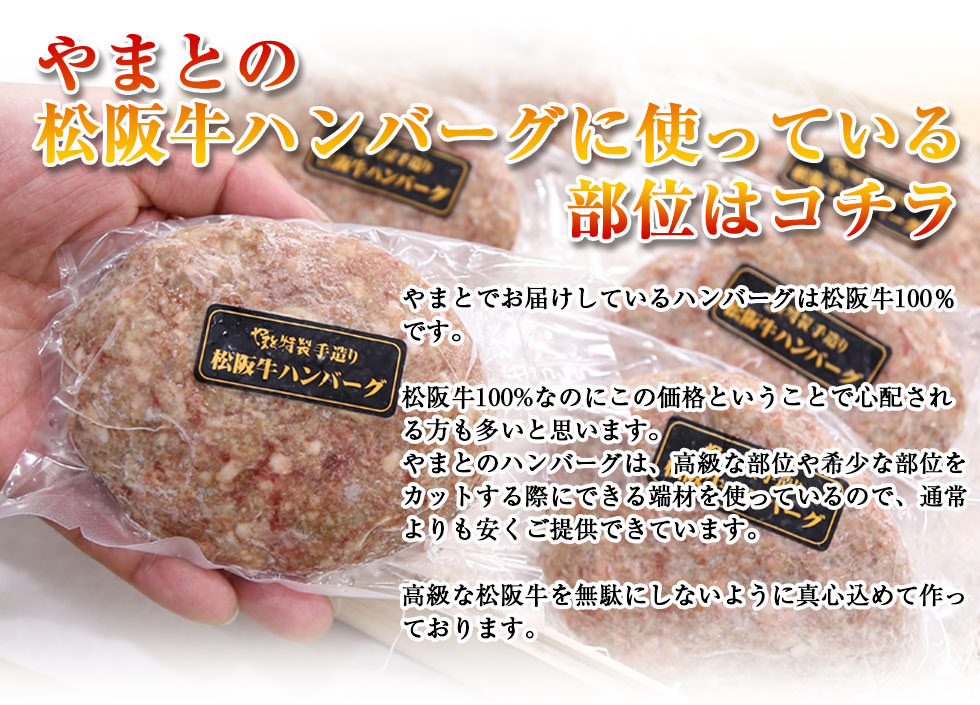 ハンバーグ通販 特選松阪牛やまと