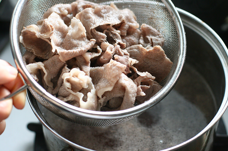 牛しゃぶとナスのバルサミコマリネ