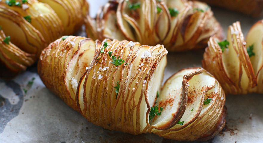 牛脂でハッセルバックポテト