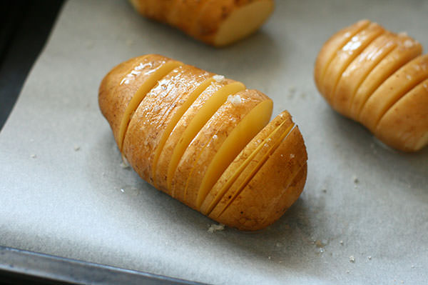 牛脂でハッセルバックポテト