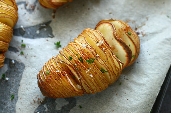 牛脂でハッセルバックポテト