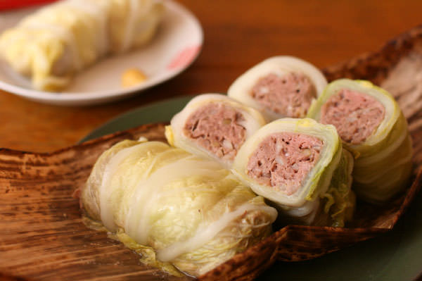 挽肉ロール白菜