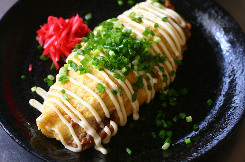 どて煮のふわとろオムレツ