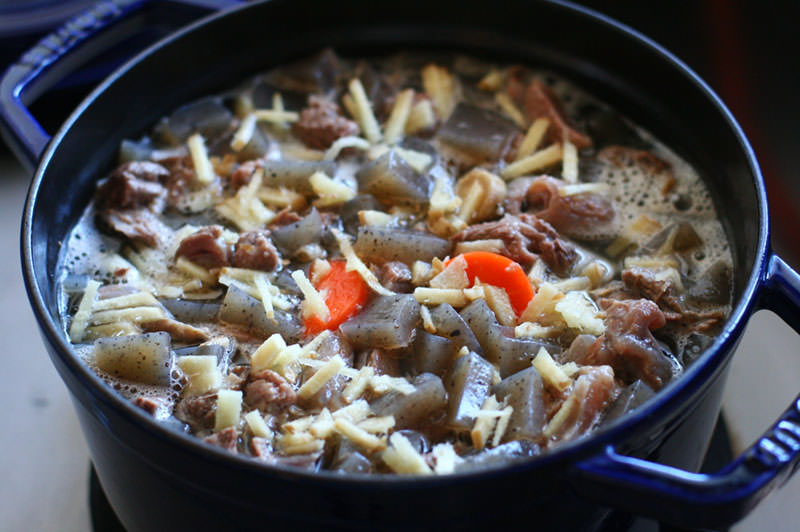 どて煮のふわとろオムレツ