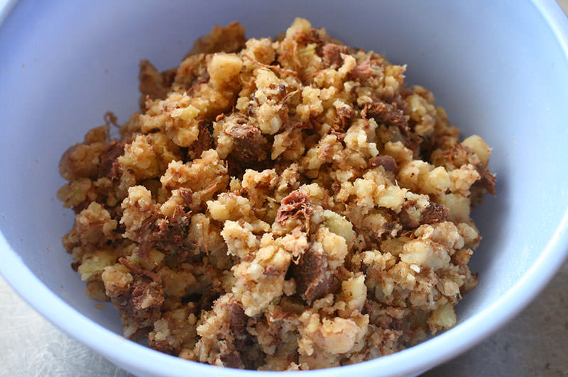 きのこソースの牛タンコロッケ