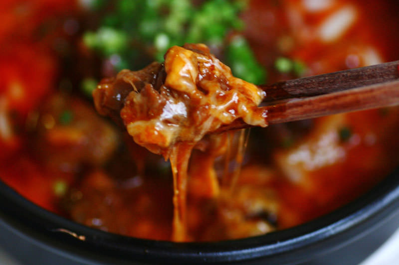 牛すじ肉のタッカルビ風